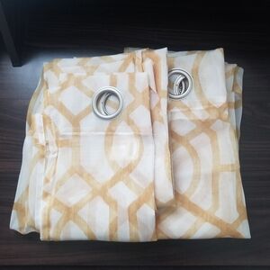 MAINSTAYS WINDOW CURTAINS 6 PANELS